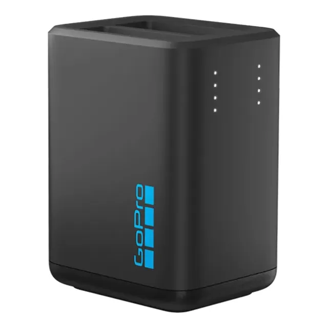 Cargador Doble Gopro Aedbd-201 Para Hero 13 Black Color Negro
