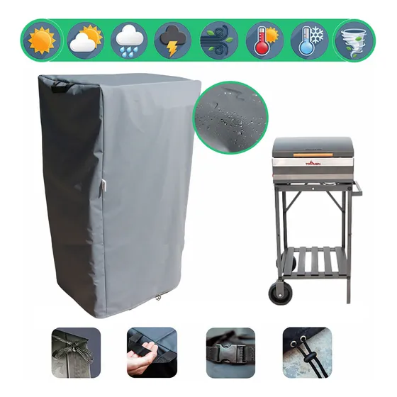 Funda Parrilla Angus E 480 Base Lona Pesada Imperm Tromen