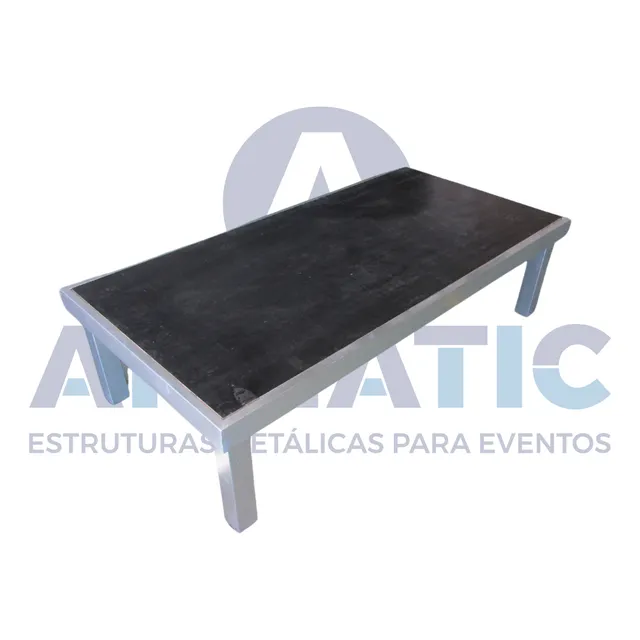 Palco Praticável Aço 2x1m C/pés Telescópicos Armatic