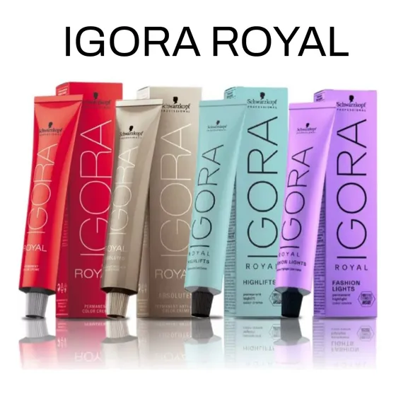 Tinte Igora Royal De Schwarzkopf 60gr + Loción Activadora