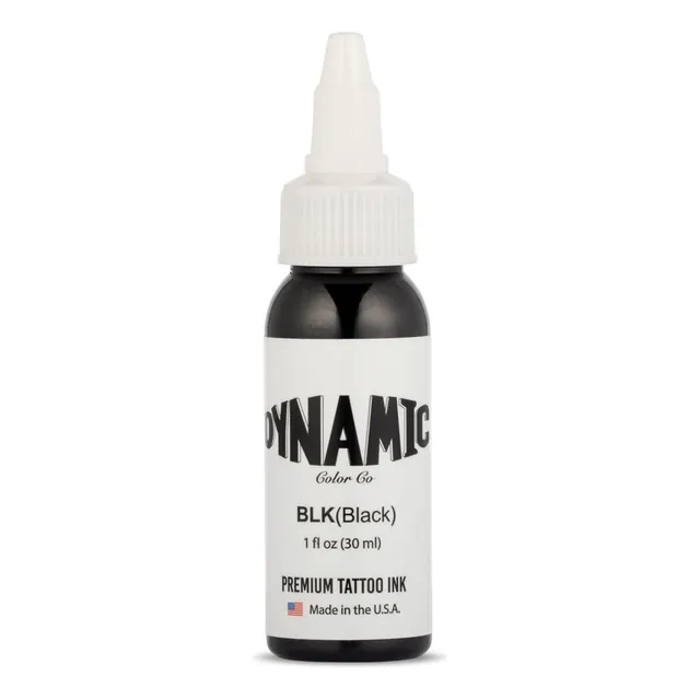 Tinta Profesional Para Tatuar Dynamic Black 1oz