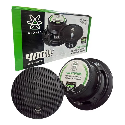 Parlantes Medio Rango Atomic 400watts- 6.5  Pulgadas