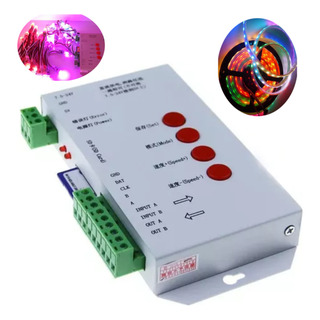 Controlador Led Rgb T1000s Tarjeta Sd 2048 Píxeles Controlad Controlador Led Rgb T1000s Tarjeta Sd 2048 Píxeles Controlad