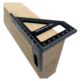 Esquadro Aluminio 3d Tipo Japonês Marcenaria Serralheria Esquadro Aluminio 3d Tipo Japonês Marcenaria Serralheria