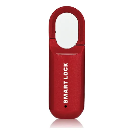 Candado Con Lector Huella Digital Recargable Acero Sin Llave