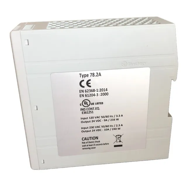 78.2a.1.230.2402 Finder Fuente De Alimentación 24 V Dc 10 A