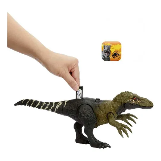 Figura Jurassic World Orkoraptor Rugido Salvaje