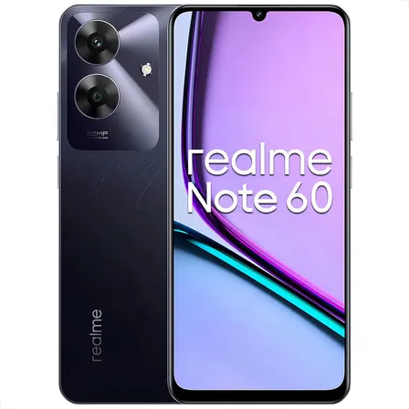 Celular Realme Note 60 Dual Sim 64 Gb Azul 3 Gb Ram Preto