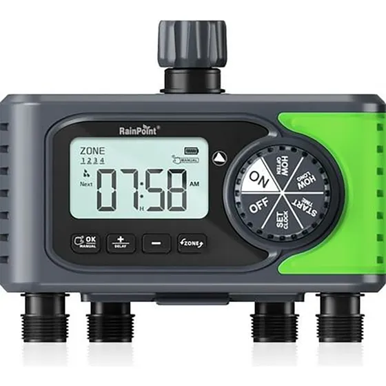 Programador Riego Automatico 4 Zonas