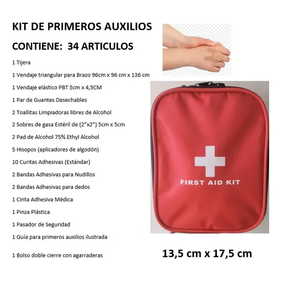 Kit De Primeros Auxilios Entrega Inmediata Delivery Caracas