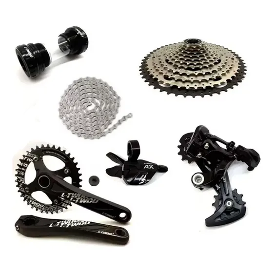 Transmisión Ltwoo 1x11 Ax Mtb Monoplato Kit Grupo + Cadena