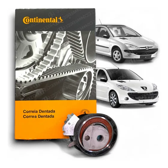 Kit Correia Dentada + Tensor Peugeot 207 206 1.4 8v Promocao