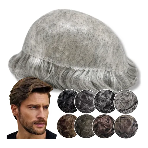 Prótese Capilar Masculina Micropele Importada Cores Diversas