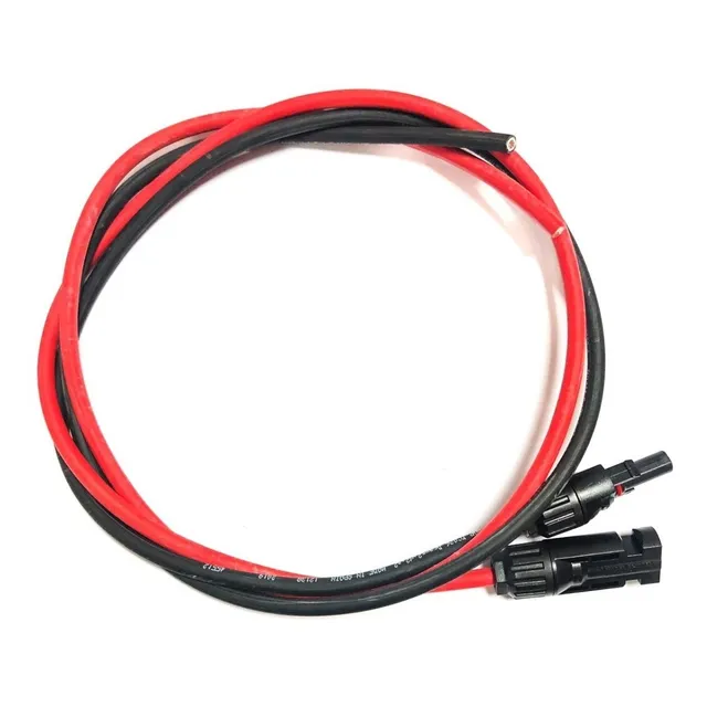 Conector Mc4 Macho Y Hembra Con Cable Calibre 12 De 6 Metros