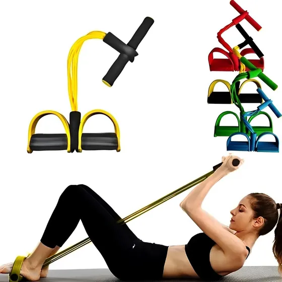 Corda Borracha Tubo Elástico P/ Exercícios Físicos Fit 