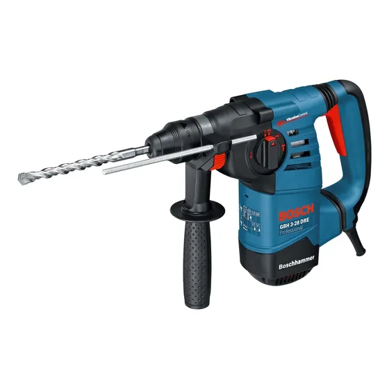 Rotomartillo electroneumático Bosch Professional GBH 3-28 DRE azul con 800W de potencia 220V