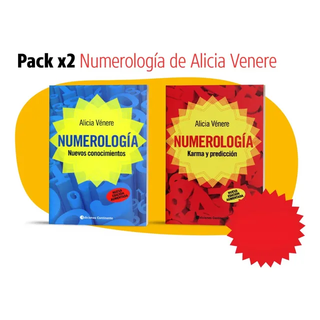 Pack 2 Libros Numerologia De Alicia Venere Oferta Con Dto.