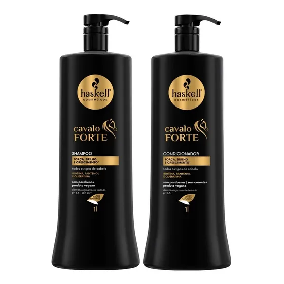 Haskell Cavalo Forte Kit 2x1 Condicionador E Shampo 1 litro