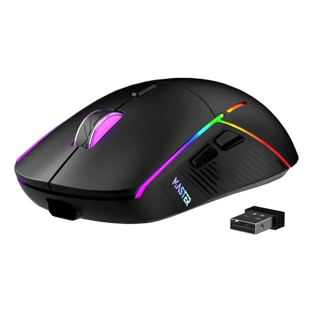 Mouse Gamer Inalámbrico Genérico 16000 Dpi Rgb, Para Pc, Mac