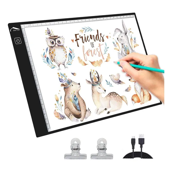 Tableta De Luz Dibujo Led A4 Joly Joy Ultradelgado 3.5mm Led