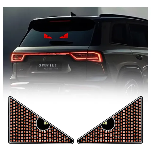 Luz Led Usb Para Auto Ojo Demonio Divertido Sin Cableado