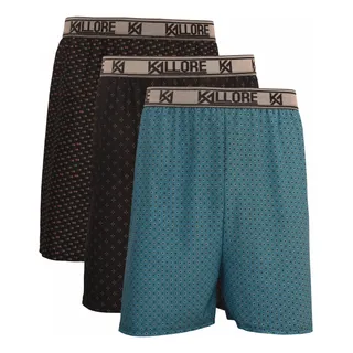 Kit 03 Cueca Samba Canção Masculino Short De Dormir Kallore Kit 03 Cueca Samba Canção Masculino Short De Dormir Kallore