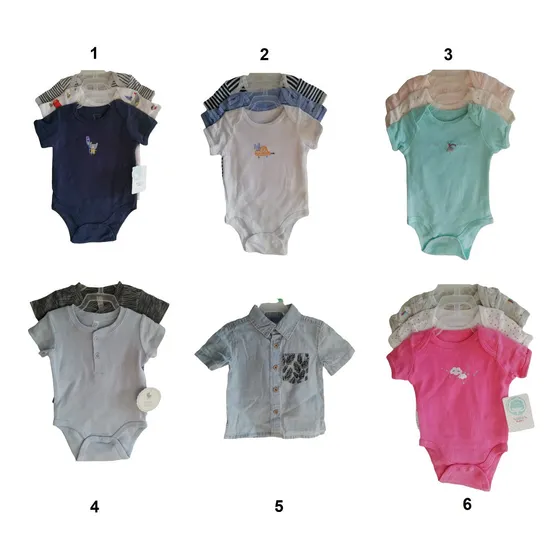Set De Bodies, Bodys, Ropa Para Bebes 3 Piezas, Camisa