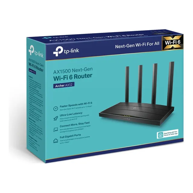 Router Tp-link Ax12 V2 Doble Banda 1500 Mbps