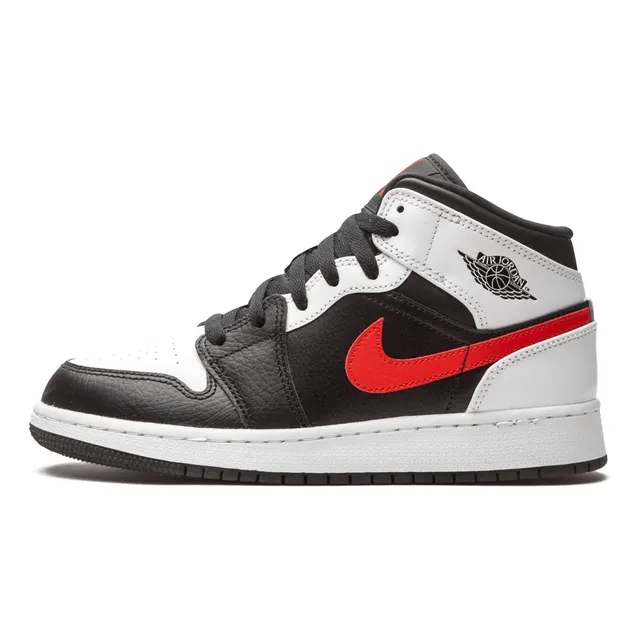 Juvenil Air Mid Gs Chile Rojo Talla Negro Red-white