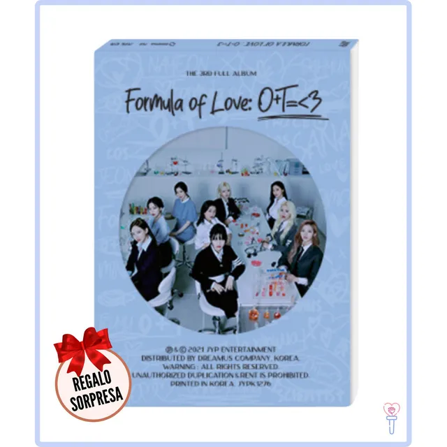 Twice 3rd Full Album [ Formula Of Love: O+t=3 ] Original