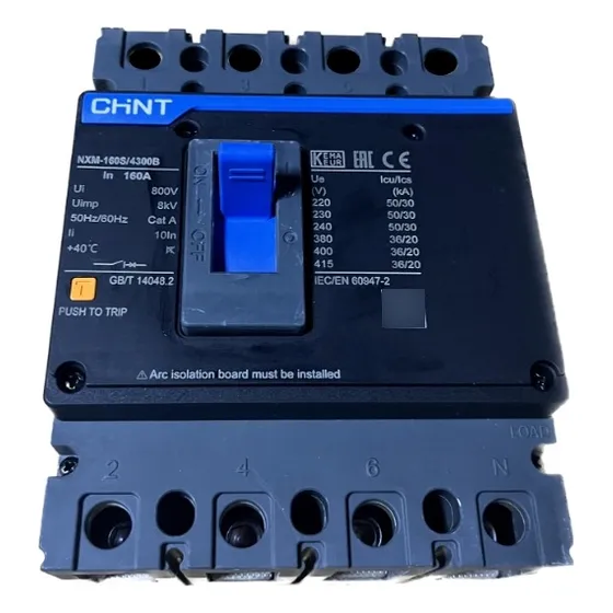 Interruptor 4x 160a Automático Compacto Chint -35ka Nxm-160s