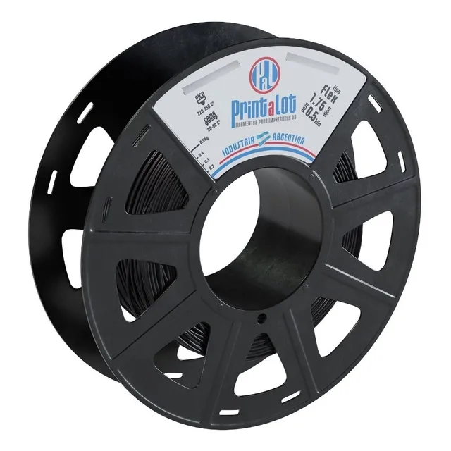 500gr Filamento Flex 1.75mm, Printalot, Tpu, Impresora 3d