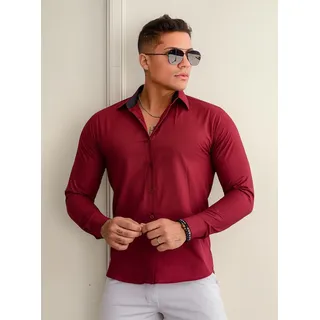 Camisa Slim Manga Longa Social Masculina Sem Bolso Executivo Camisa Slim Manga Longa Social Masculina Sem Bolso Executivo