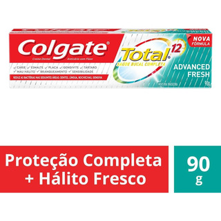 Creme Dental Colgate Total 12 Advanced Fresh 90g Creme Dental Colgate Total 12 Advanced Fresh 90g