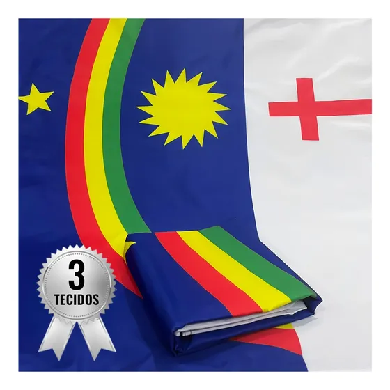 Bandeiras Estados Do Brasil 128x90cm Dupla Face P/ Escolher