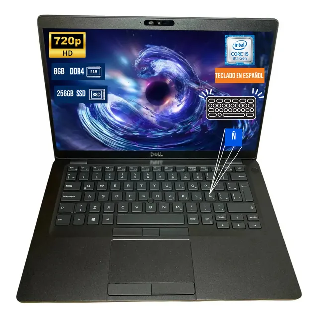 Laptop Dell Latitude 5400 Core I5 8va 8gb 256gb Ssd 14 Hd