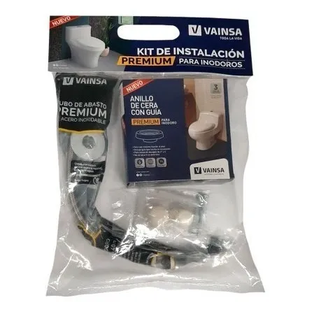 Kit De Instalación Premium Blanco Para Inodoro Vainsa
