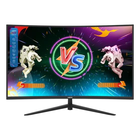 Monitor Gamer Iron 32 Full Hd Curvo Mgienx2832-165c Enxuta Color Negro