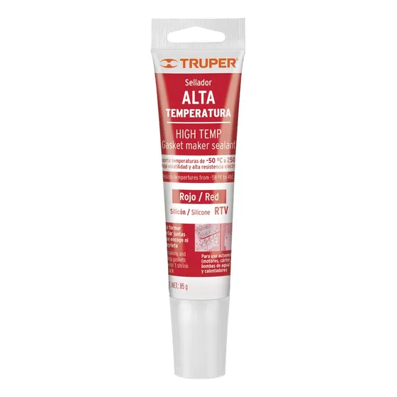 Silicone Truper Rojo Para Alta Temperatura 85g  Alte-r
