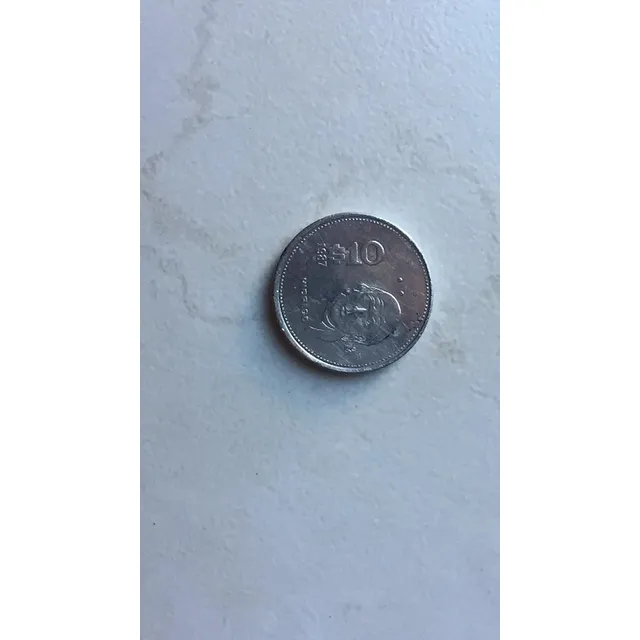 Moneda De 10 Pesos *1987 Hidalgo*