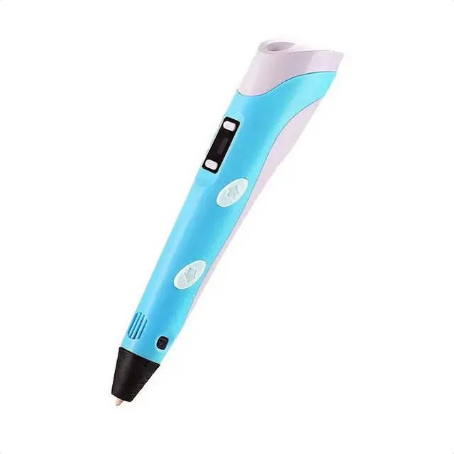 Lapiz Impresora 3d Pen Niños Pla Abs Lcd Base + Filamentos