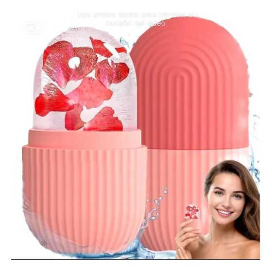 Ice Roller Facial Molde De Silicon Terapia De Frio Lifting