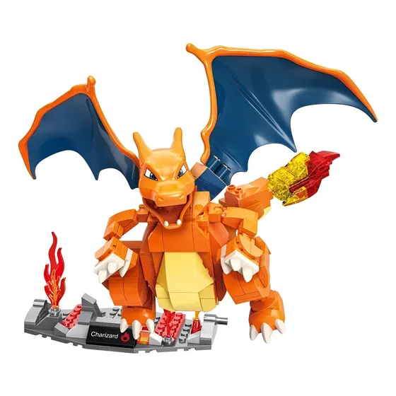 Juguete Pokémon Armable Charizard  273 Piezas Tipo Lego 273 Pokémon Charizard