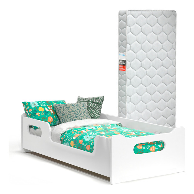 Mini Cama Infantil Montessoriana Encanto Para Quarto De Criança Com Colchão E Proteção Lat... Mini Cama Infantil Montessoriana Encanto Para Quarto De Criança Com Colchão E Proteção Lat...