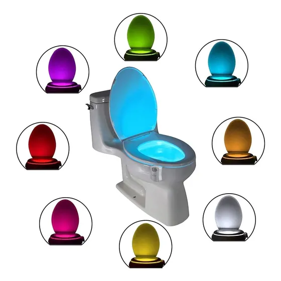 Luz Led De Fondo Impermeable Para Poceta Inodoro W.c.
