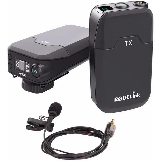 Rode Link Filmmaker Kit De Microfono Inalambrico De Solapa Color Negro