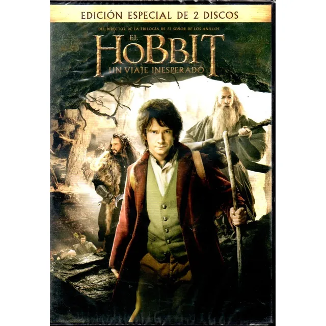 El Hobbit Un Viaje Inesperado (2 Dvd) - Orig. Cerr. - Mcbmi