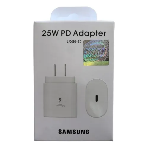 Taco Cargador Samsung 25w Tipo C Super Carga Rápida Original