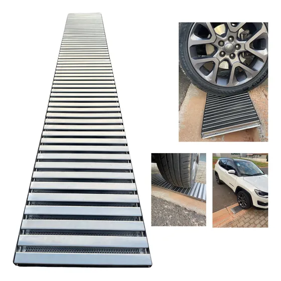 12 Ralo Linear 15x100 Inox Carga Pesada Veiculo