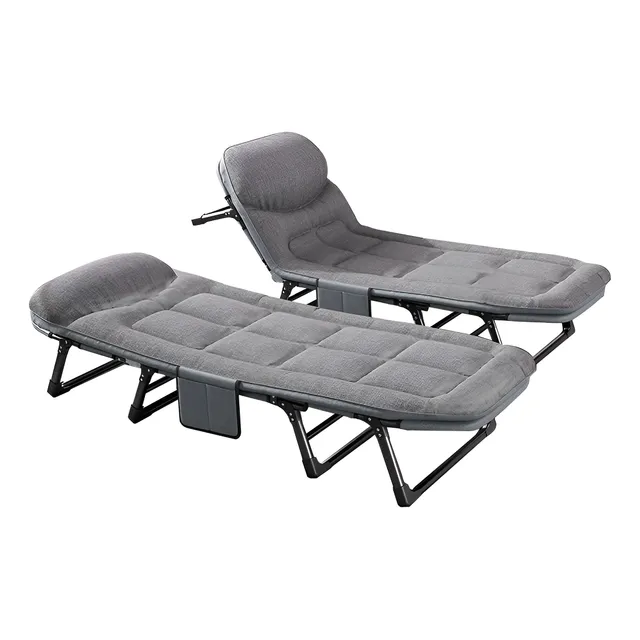Catre Cama De Campaña Camping Plegable Portátil Plus Grande